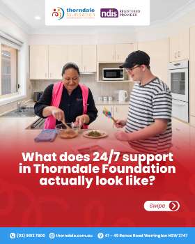 What does 24/7 support in Thorndale Foundation actually look like?