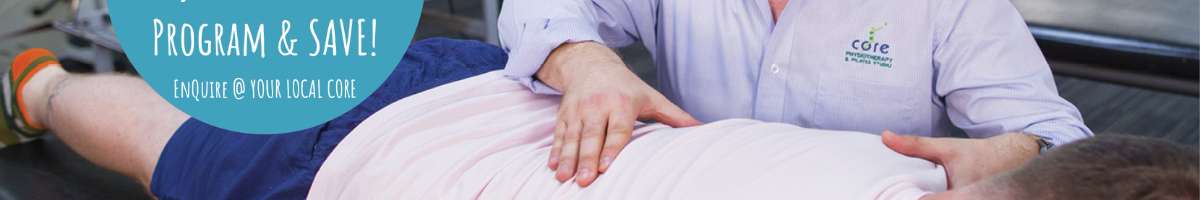 Core Physiotherapy & Pilates Studio Banner