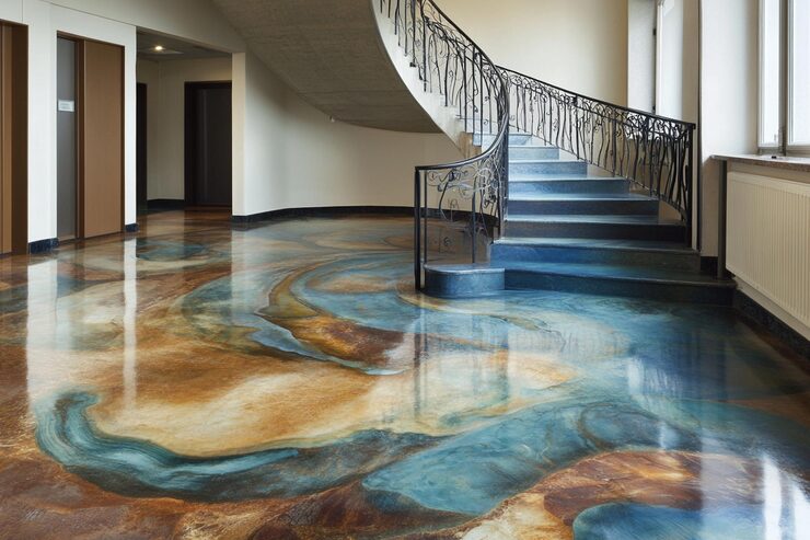 Say Goodbye to Grout Lines: The Cleaning Magic of Epoxy Flooring for Homes