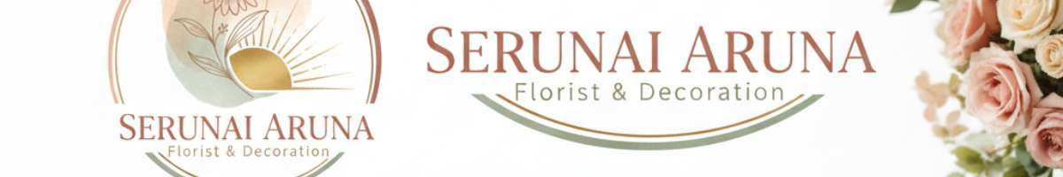 Serunai Aruna Florist Banner
