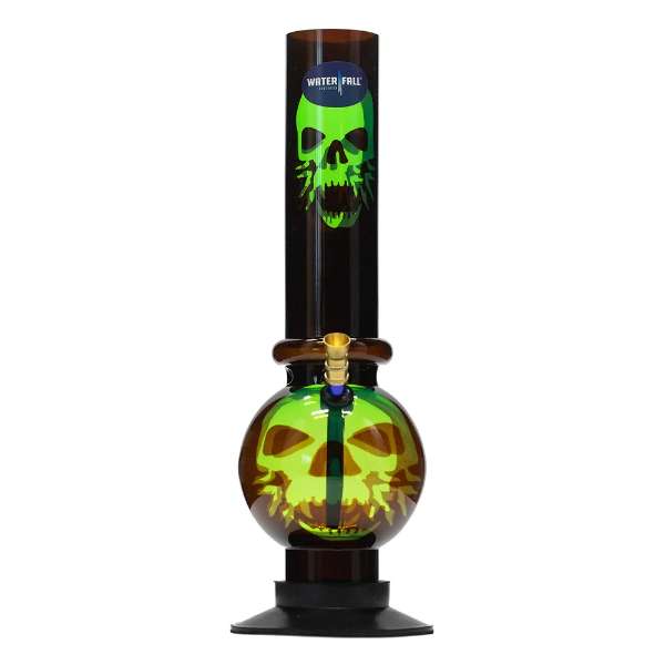 Acrylic Skull Bubble Bong with Ice Catcher | Acrylic Bongs Australia