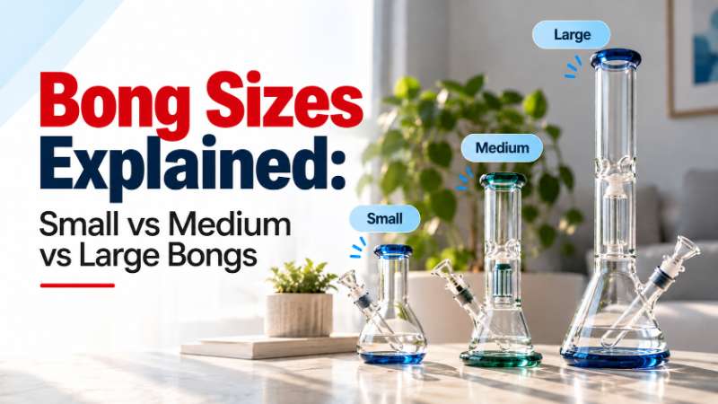 Bong Sizes Explained: Small vs Large Bongs Australia