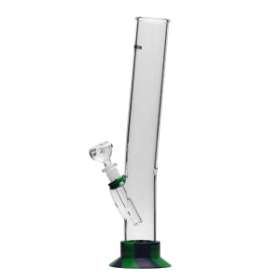 Waterfall Big Lips Highbrid Series Glass Bong Green Blue | Glass Bongs Australia