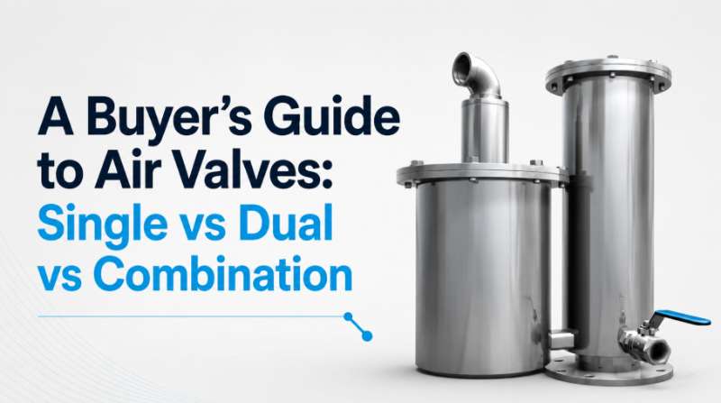 A Buyer's Guide to Air Valves: Single vs Dual vs Combination