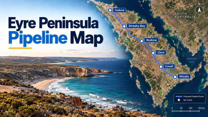 Eyre Peninsula Pipeline: 90 km of Ductile Iron Pipe