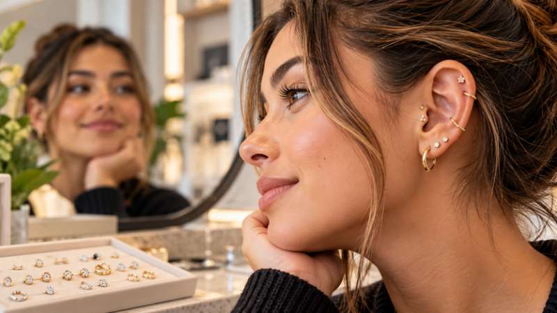 The Curated Ear, Done Right: Ear Stack Ideas That Start With Titanium