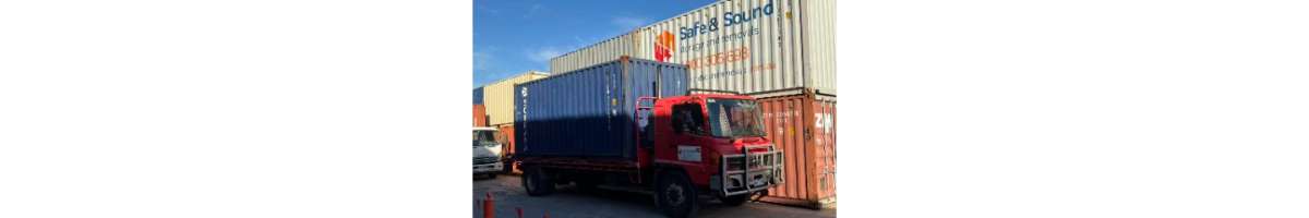 Safe & Sound Storage and Removals Banner
