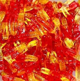 Sweet & Fruity Gummy Worms From Aroma Swedish Candy