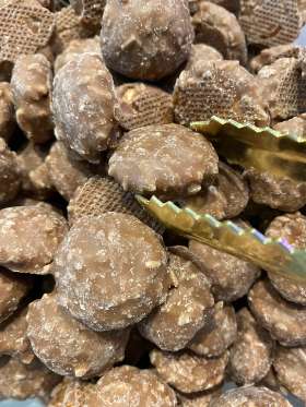 Marshmallow Dots Dipped in Milk Chocolate and Coconut, Aroma Swedish Candy