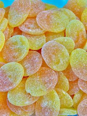 Sour S-Ovals Passion Fruit Swedish Candy Gelatin Free