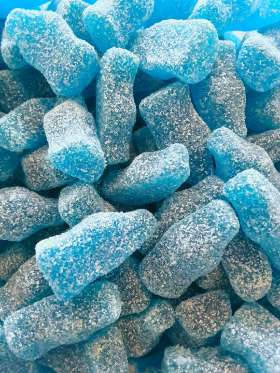 Gustaf's Sour Blue Raspberry Bottles 4oz