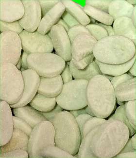 BUBS Sour Pear Ovals Swedish Candy