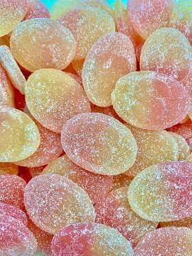 Sour S-Ovals Raspberry Swedish Candy Gelatin Free