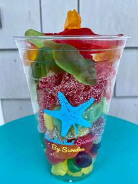 MAGIC CUP Swedish Gummy Candy, Sour Viking, Hull Pirates Or The Gigantic Roller Coaster 