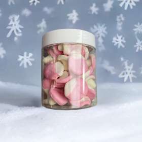 Marshmallow Mushrooms Vanilla Wild Strawberry In A Jar