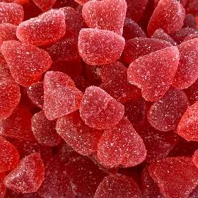 Sugar Coated Strawberry Hearts, Swedish Candy