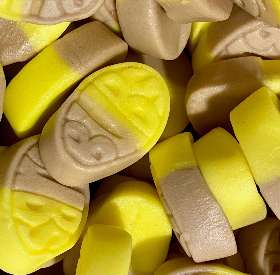 BUBS Banana Caramels Marshmallow Swedish Candy