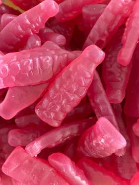 Wild Strawberry Gummy Bottles Swedish Candy Vegan Gluten Free