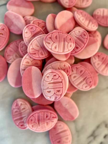 BUBS Wild Strawberry And Pomegranate Ovals Swedish Candy
