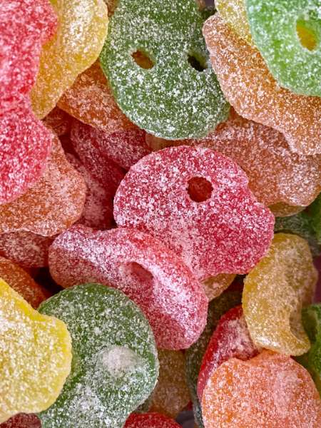 Sour Skulls Fruity Flavors 2oz Swedish candy bag