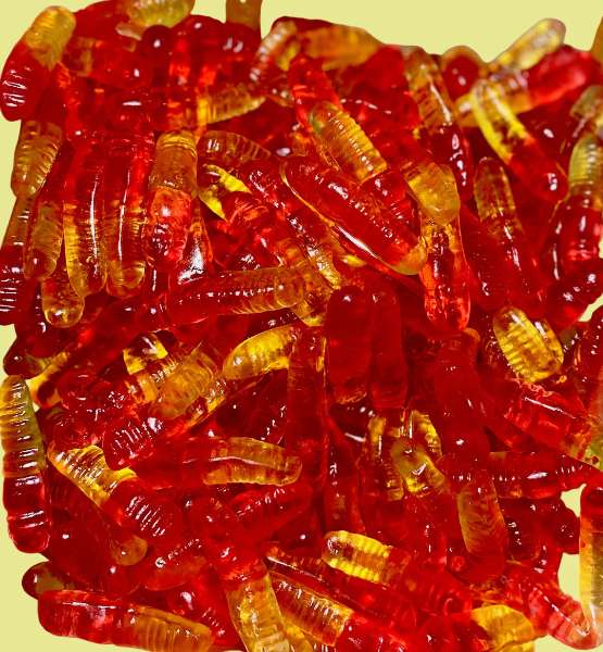 Sweet & Fruity Gummy Worms From Aroma Swedish Candy