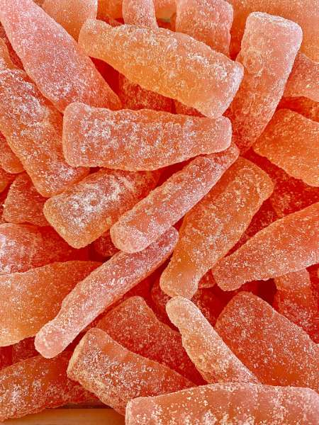 Sour Grapefruit Soda Bottles Swedish Candy Gluten And Gelatin Free