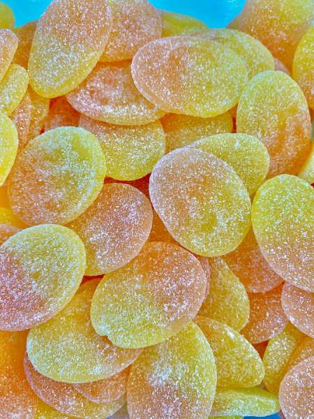 Sour S-Ovals Passion Fruit Swedish Candy Gelatin Free