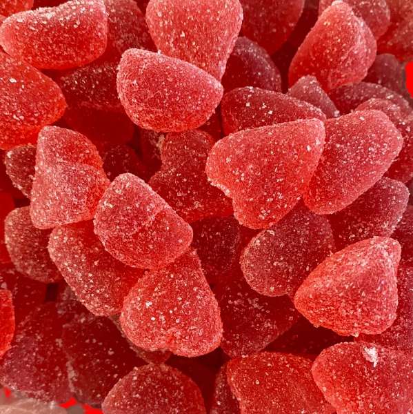 Sugar Coated Strawberry Hearts, Swedish Candy