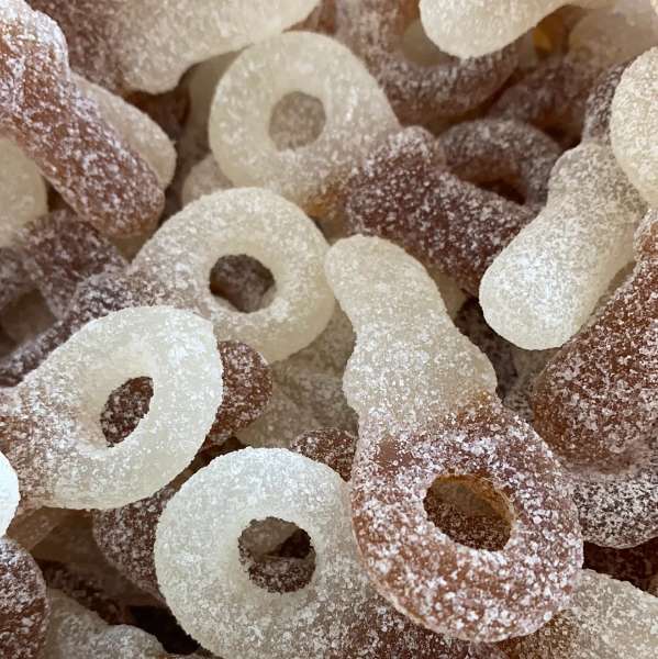 Sour Cola Keys Swedish Candy GELATIN FREE