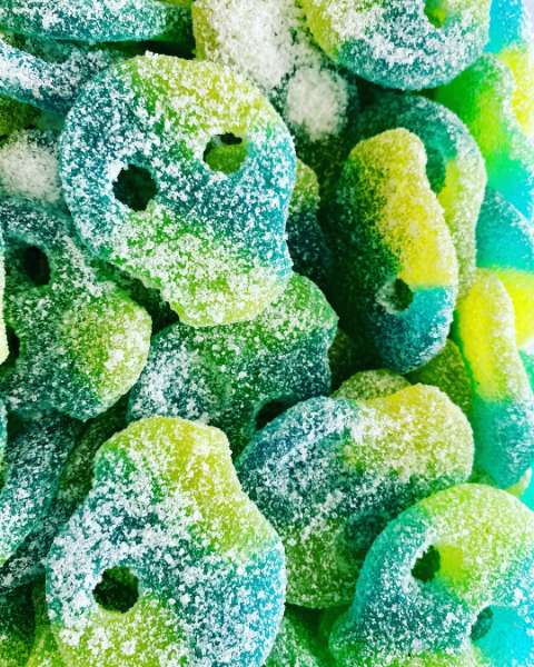 Swedish Sour Skulls Tutti Fruity Gluten Free, Gelatin Free