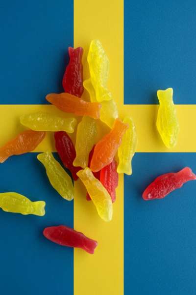 Fish made in Sweden Gluten Free, Gelatin Free Malaco
