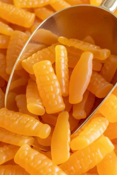 Orange Soda bottles Swedish Candy Vegan Gluten Free