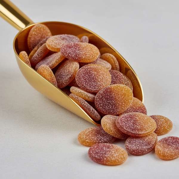 Sour Peach Cola Ovals S Marke Swedish Candy