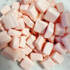 Strawberry Marshmallow Sugar Cubes Dahls Swedish Candy
