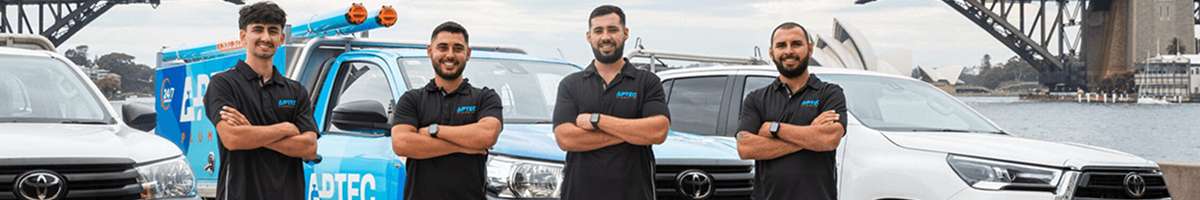 Aptec Plumbing Pty Ltd. Banner