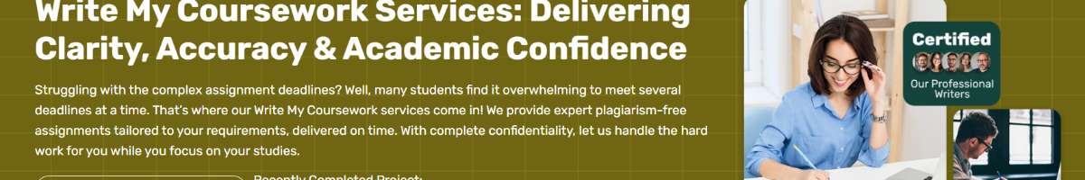 Write My Coursework UK Banner