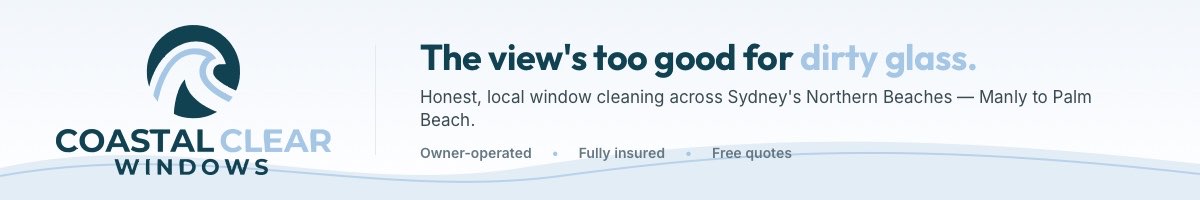 Coastal Clear Windows Banner