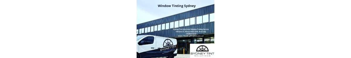 Sydney Tint Solutions Window Tinting Service Banner