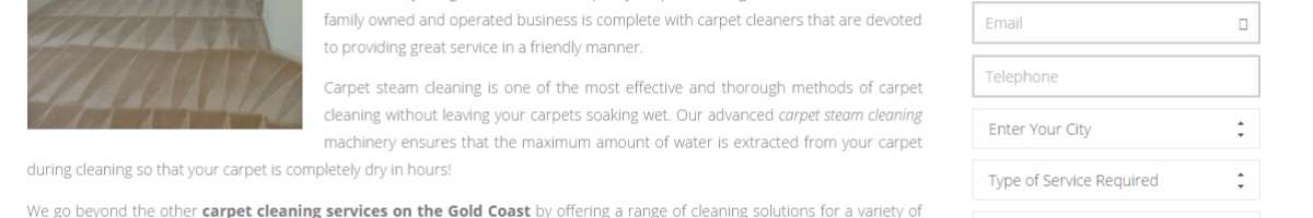 carpet cleaning gold coast Banner