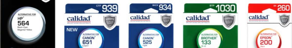 Calidad Ink Cartridges Banner