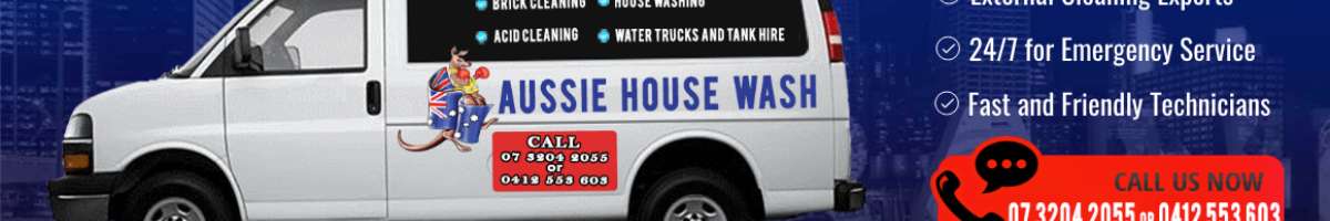 Aussie House Wash Banner