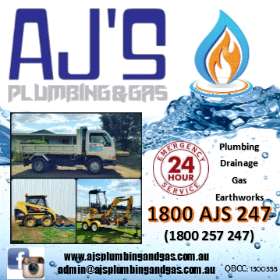 AJ's Plumbing, Gas and Earthworks
