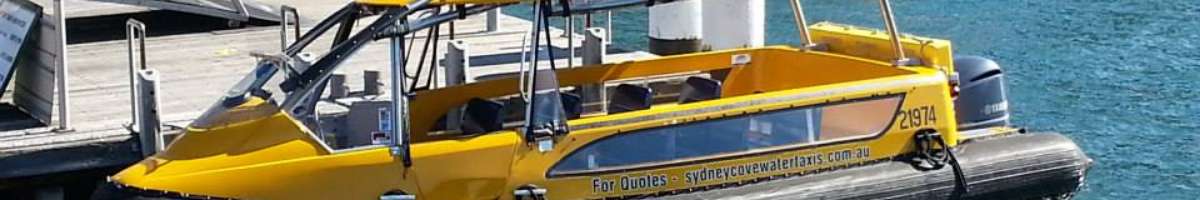 Sydney Cove Water Taxis Banner