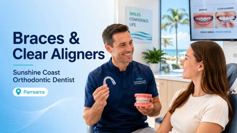 Braces and Clear Aligners Sunshine Coast Orthodontic Dentist Parrearra