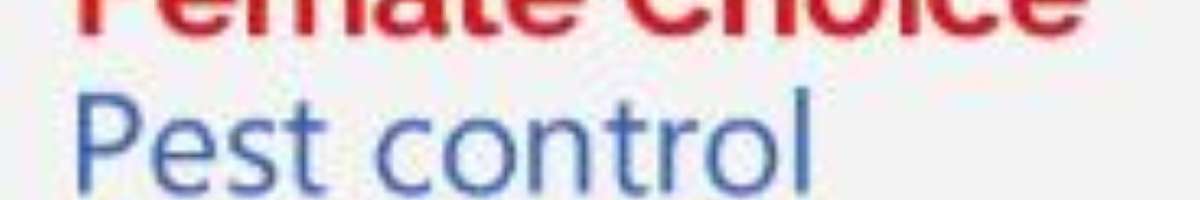 Female Choice Pest Control Banner