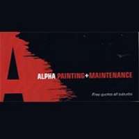 Alpha Painting & Maintenance Logo
