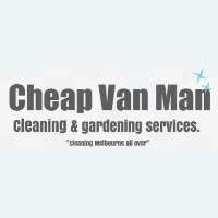 Cheap Van Man Cleaning Logo