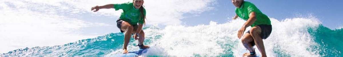 Lets Go Surfing Byron Bay Banner