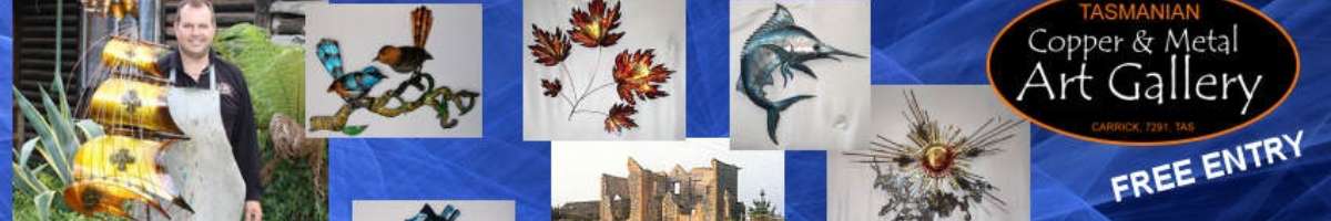 Tasmanian Copper & Metal Art Gallery Banner