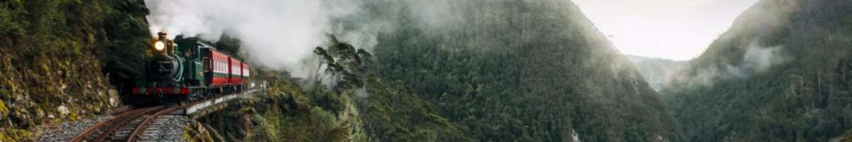 West Coast Wilderness Railway Banner